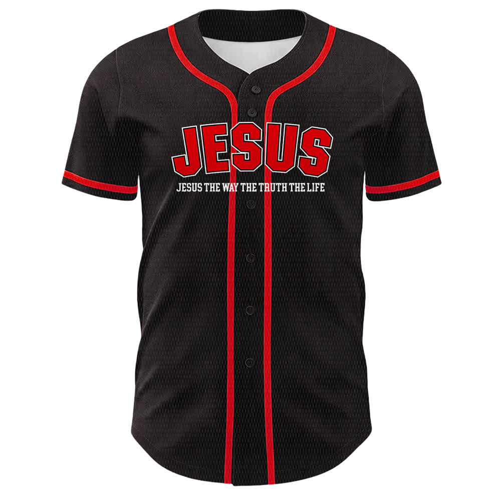Christianartworkshop Jesus Psalm 23 The Lord Is My Shepherd Unisex Baseball Jersey - image 14
