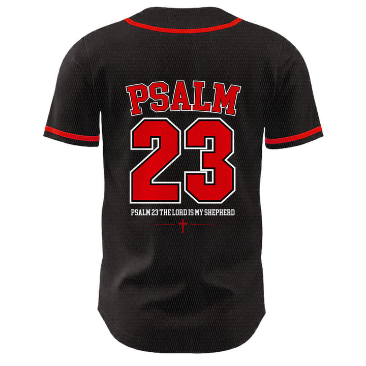 Christianartworkshop Jesus Psalm 23 The Lord Is My Shepherd Unisex Baseball Jersey - image 13