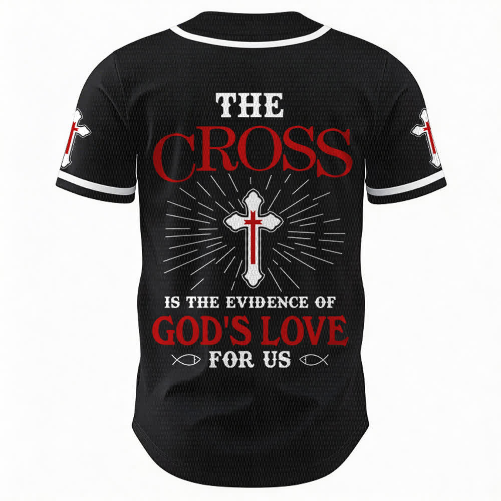Christianartworkshop The Cross Is The Evidence Of God's Love Unisex Baseball Jersey - image 15