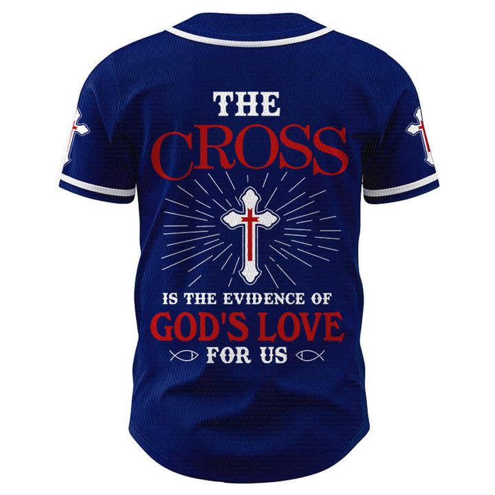 Christianartworkshop The Cross Is The Evidence Of God's Love Unisex Baseball Jersey - image 36