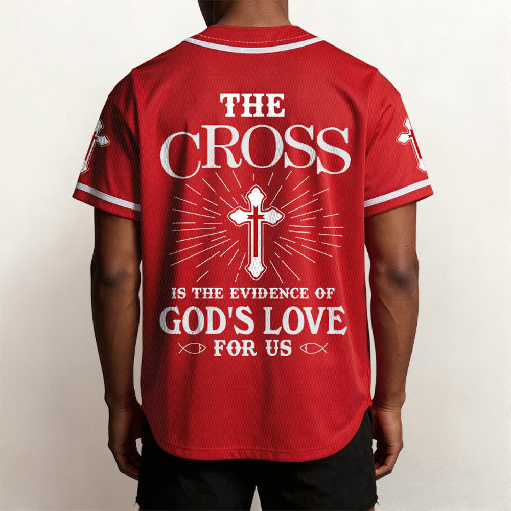 Christianartworkshop The Cross Is The Evidence Of God's Love Unisex Baseball Jersey - image 54