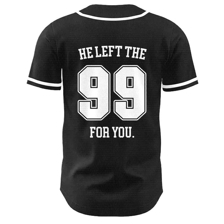 Christianartworkshop Jesus He Left The 99 For You Unisex Baseball Jersey - image 7