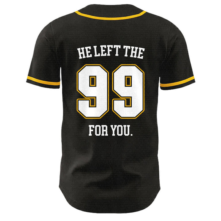 Christianartworkshop Jesus He Left The 99 For You Unisex Baseball Jersey - image 1