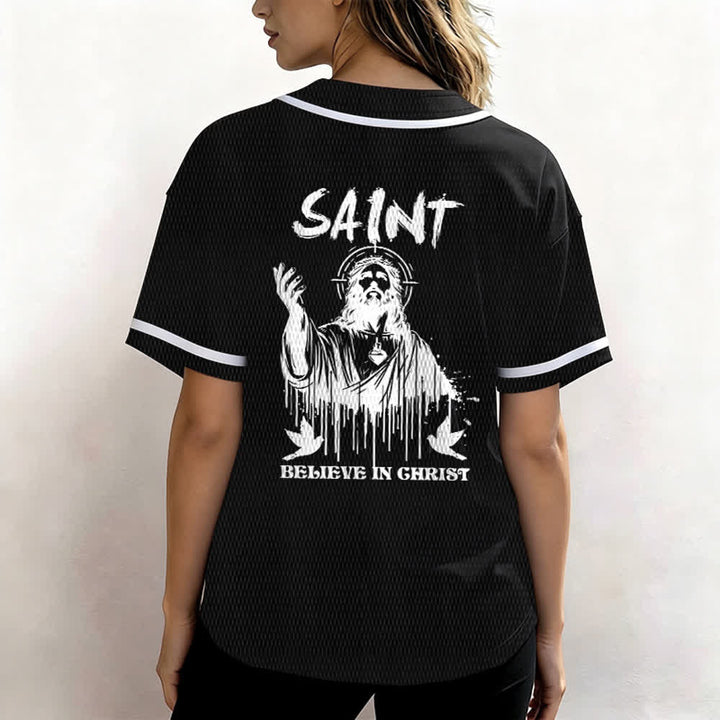 Christianartworkshop Saint Believe In Christ Unisex Baseball Jersey - image 10