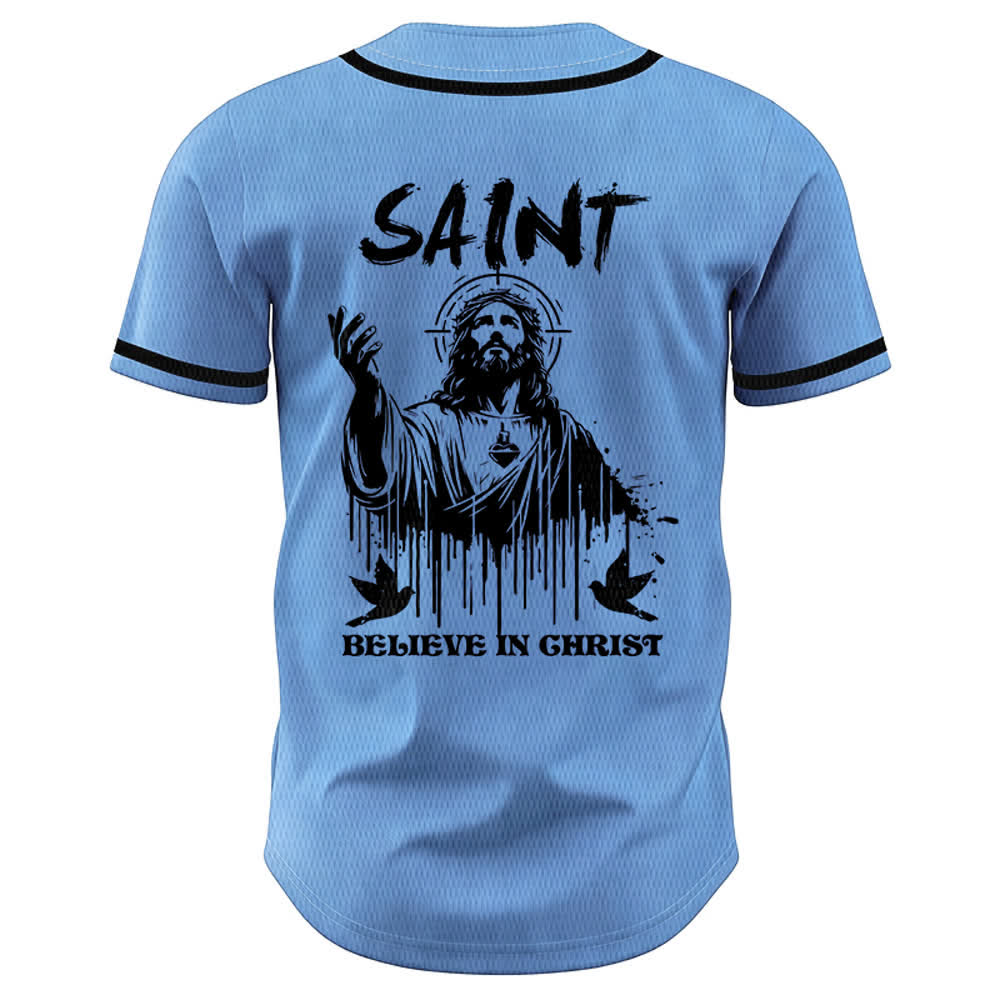Christianartworkshop Saint Believe In Christ Unisex Baseball Jersey - image 29