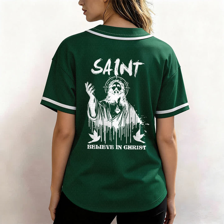 Christianartworkshop Saint Believe In Christ Unisex Baseball Jersey - image 47