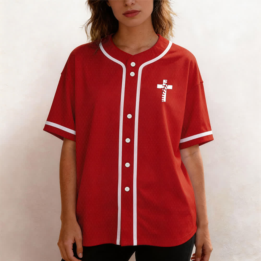 Christianartworkshop Philippians 4:13 I Can Do All Things Unisex Baseball Jersey - image 23