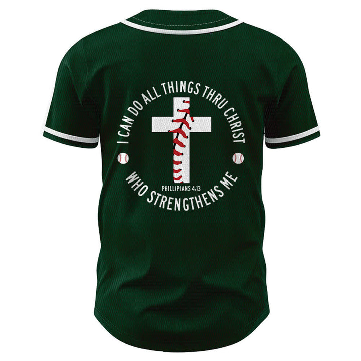 Christianartworkshop Philippians 4:13 I Can Do All Things Unisex Baseball Jersey - image 50
