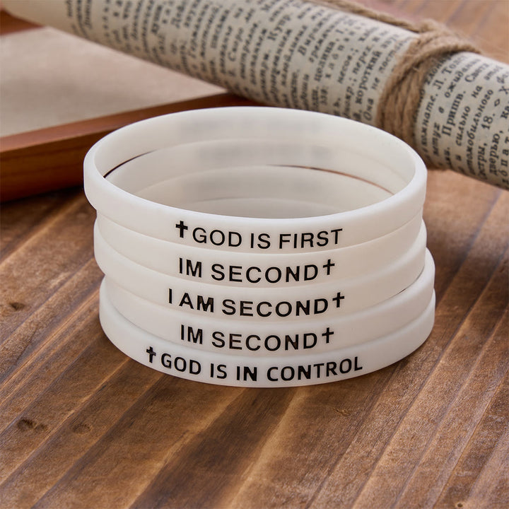 Christianartworkshop Cross Silicone Wristband With Inspirational Script: Emblem of Humble Sacred Surrender - image 10