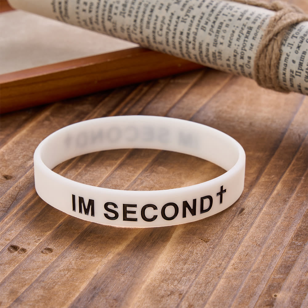 Christianartworkshop Cross Silicone Wristband With Inspirational Script: Emblem of Humble Sacred Surrender - image 5