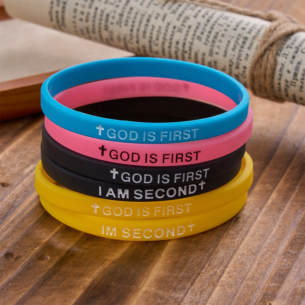 Christianartworkshop Cross Silicone Wristband With Inspirational Script: Emblem of Humble Sacred Surrender - image 21