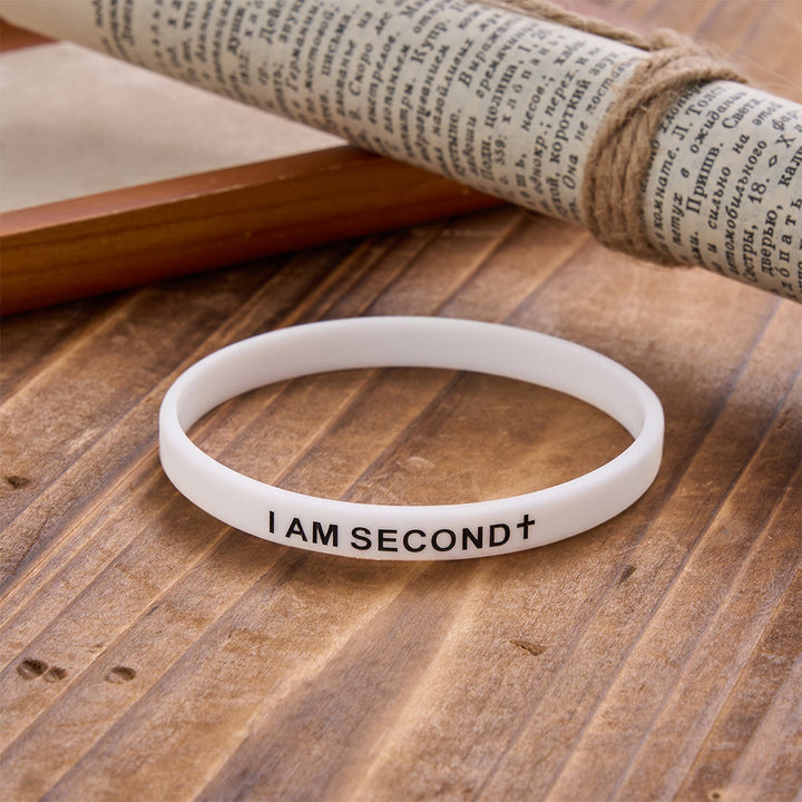 Christianartworkshop Cross Silicone Wristband With Inspirational Script: Emblem of Humble Sacred Surrender - image 9