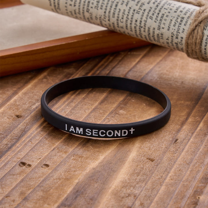 Christianartworkshop Cross Silicone Wristband With Inspirational Script: Emblem of Humble Sacred Surrender - image 15