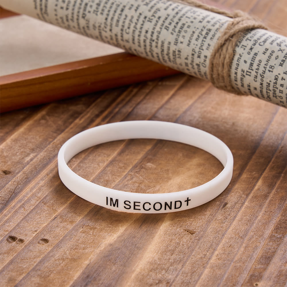 Christianartworkshop Cross Silicone Wristband With Inspirational Script: Emblem of Humble Sacred Surrender - image 8