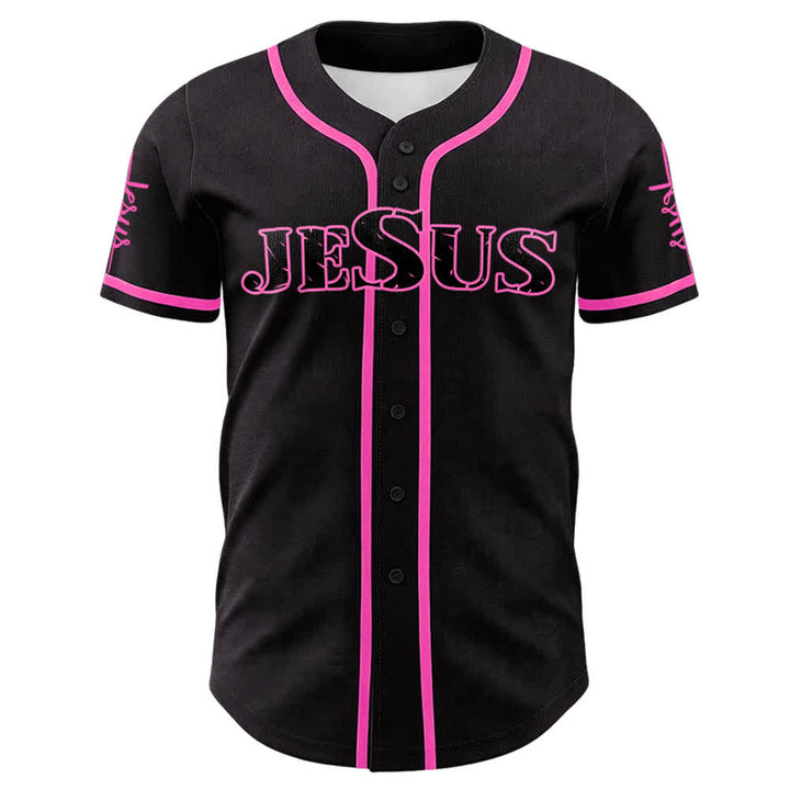 Christianartworkshop Jesus Cross Nail and Crown of Thorns Baseball Jersey - image 20