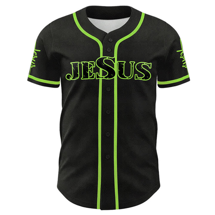Christianartworkshop Jesus Cross Nail and Crown of Thorns Baseball Jersey - image 23