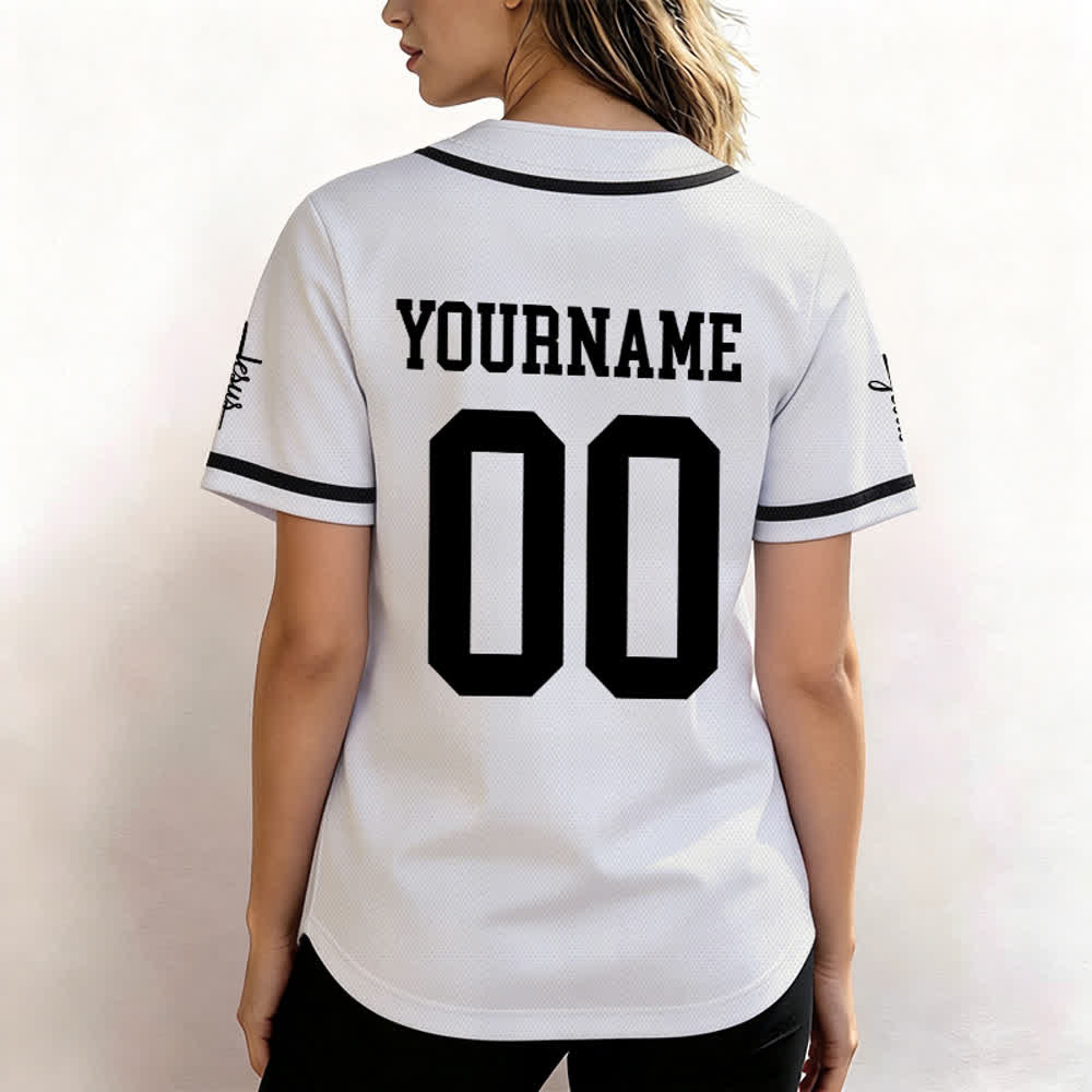 Christianartworkshop Child Of God Personalized Name Number Unisex Custom Baseball Jersey - image 5