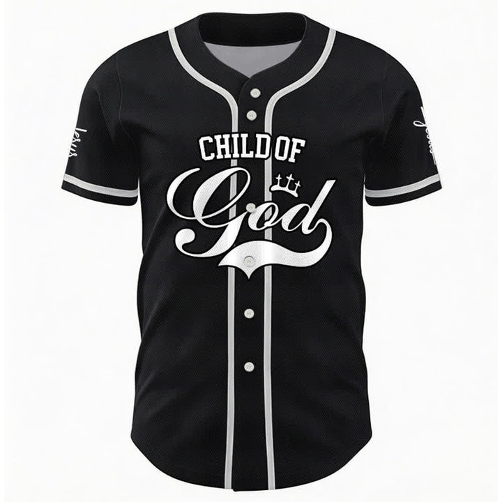 Christianartworkshop Child Of God Personalized Name Number Unisex Custom Baseball Jersey - image 10