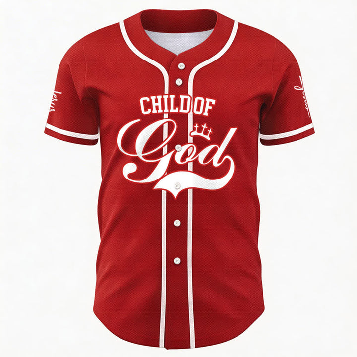 Christianartworkshop Child Of God Personalized Name Number Unisex Custom Baseball Jersey - image 18