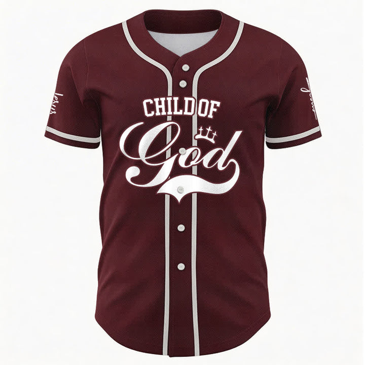 Christianartworkshop Child Of God Personalized Name Number Unisex Custom Baseball Jersey - image 26
