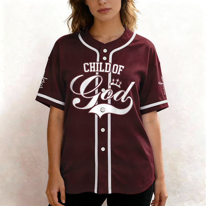 Christianartworkshop Child Of God Personalized Name Number Unisex Custom Baseball Jersey - image 28