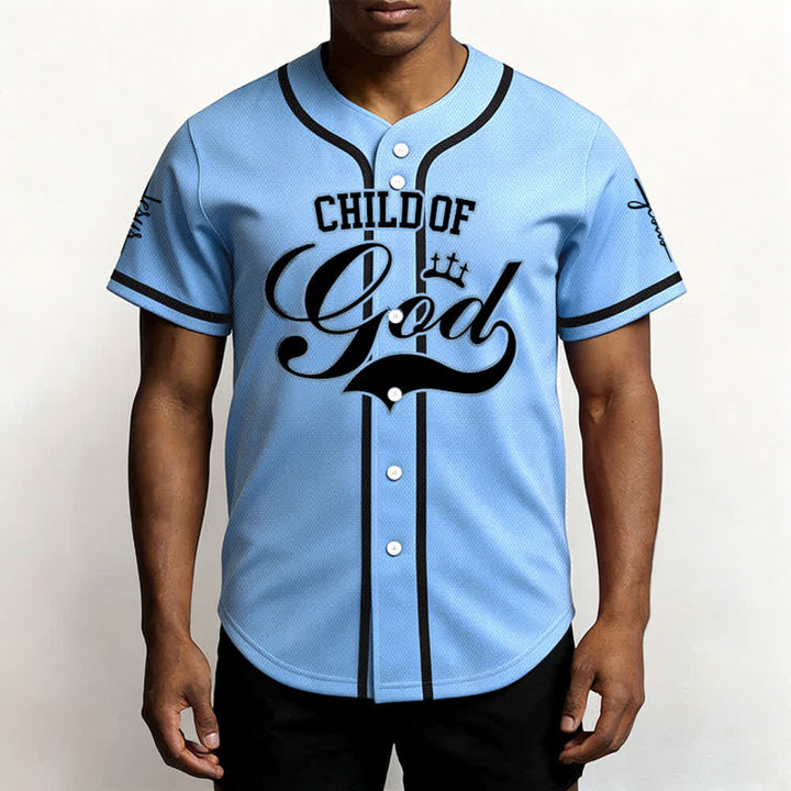 Christianartworkshop Child Of God Personalized Name Number Unisex Custom Baseball Jersey - image 36
