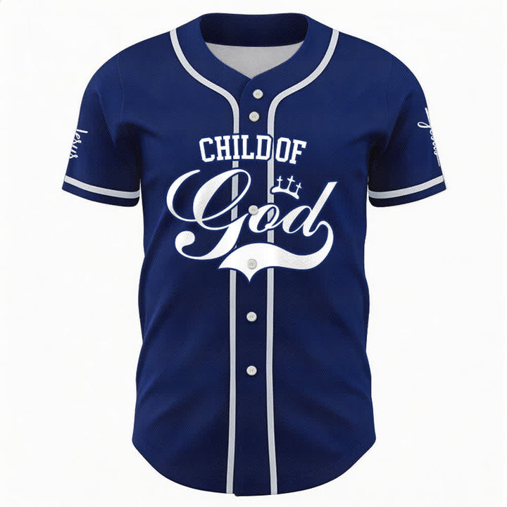 Christianartworkshop Child Of God Personalized Name Number Unisex Custom Baseball Jersey - image 42