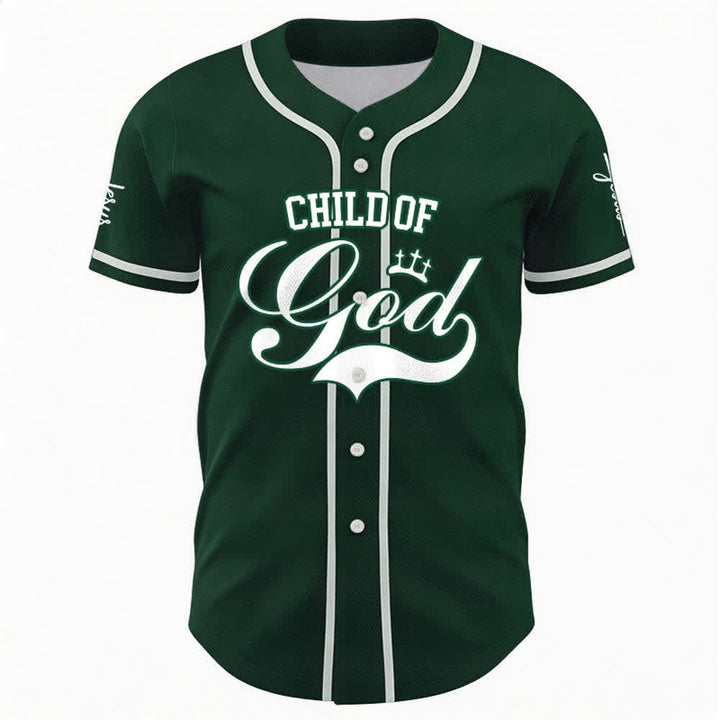 Christianartworkshop Child Of God Personalized Name Number Unisex Custom Baseball Jersey - image 50