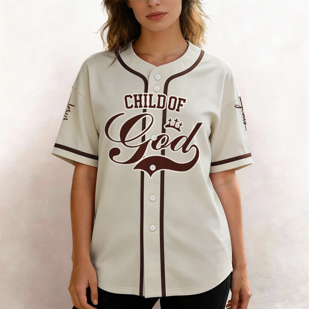 Christianartworkshop Child Of God Personalized Name Number Unisex Custom Baseball Jersey - image 60
