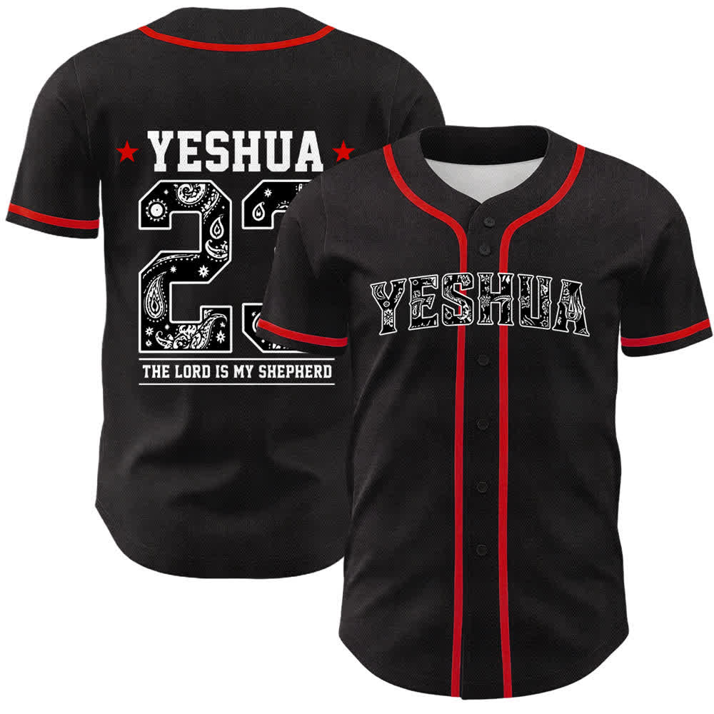 Christianartworkshop Be Strong In The Lord Templar Knight Jesus Unisex Baseball Jersey - Red - 5XL - image 3