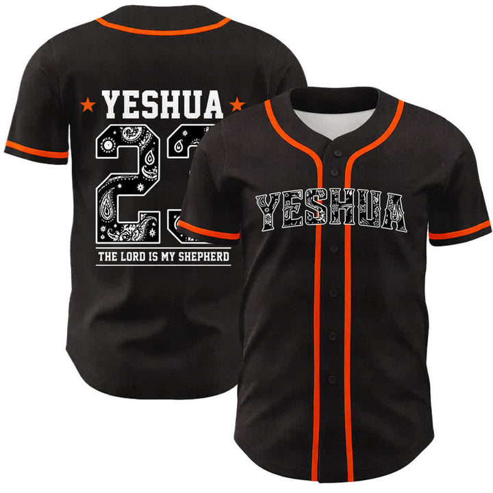 Christianartworkshop Be Strong In The Lord Templar Knight Jesus Unisex Baseball Jersey - Orange - 5XL - image 6