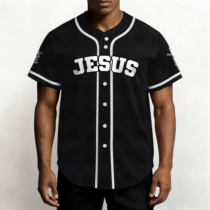 Christianartworkshop Classic Jesus Personalized Sportswear Unisex Custom Baseball Jersey - image 4