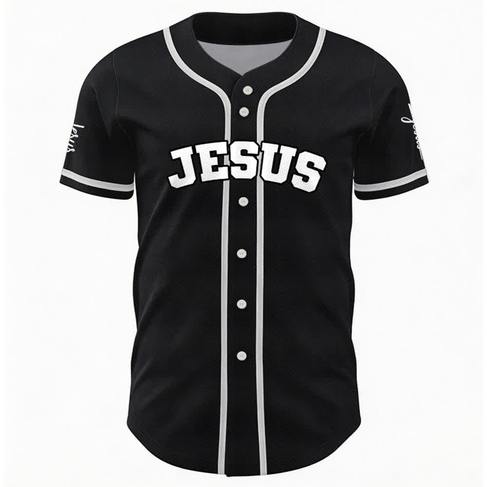 Christianartworkshop Classic Jesus Personalized Sportswear Unisex Custom Baseball Jersey - image 2