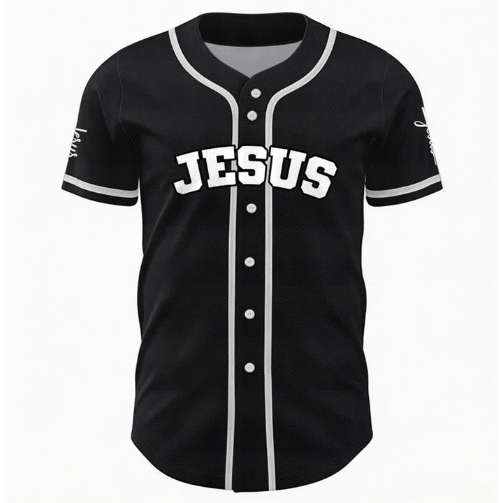 Christianartworkshop Classic Jesus Personalized Sportswear Unisex Custom Baseball Jersey - image 2