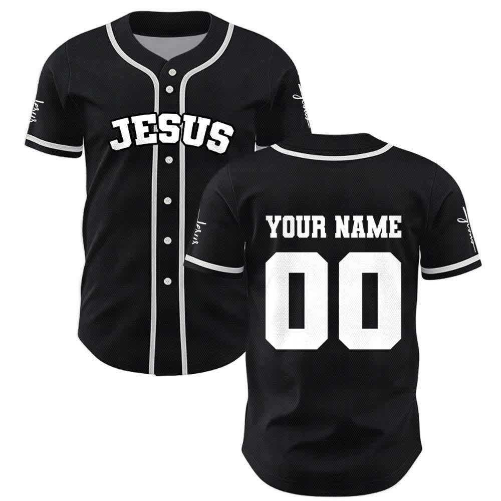 Christianartworkshop Classic Jesus Personalized Sportswear Unisex Custom Baseball Jersey - image 1