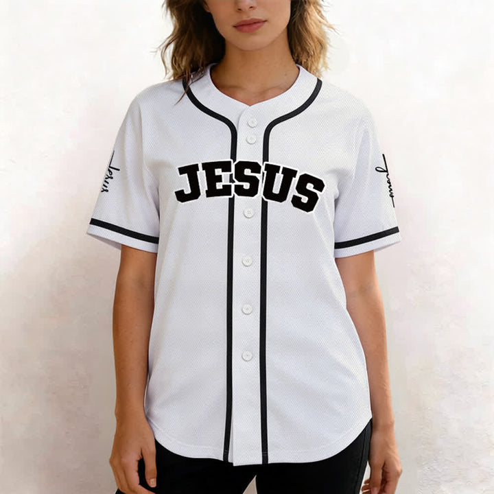 Christianartworkshop Classic Jesus Personalized Sportswear Unisex Custom Baseball Jersey - image 12