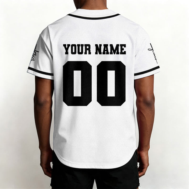 Christianartworkshop Classic Jesus Personalized Sportswear Unisex Custom Baseball Jersey - image 15
