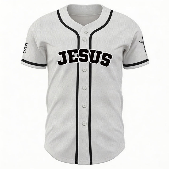 Christianartworkshop Classic Jesus Personalized Sportswear Unisex Custom Baseball Jersey - image 10