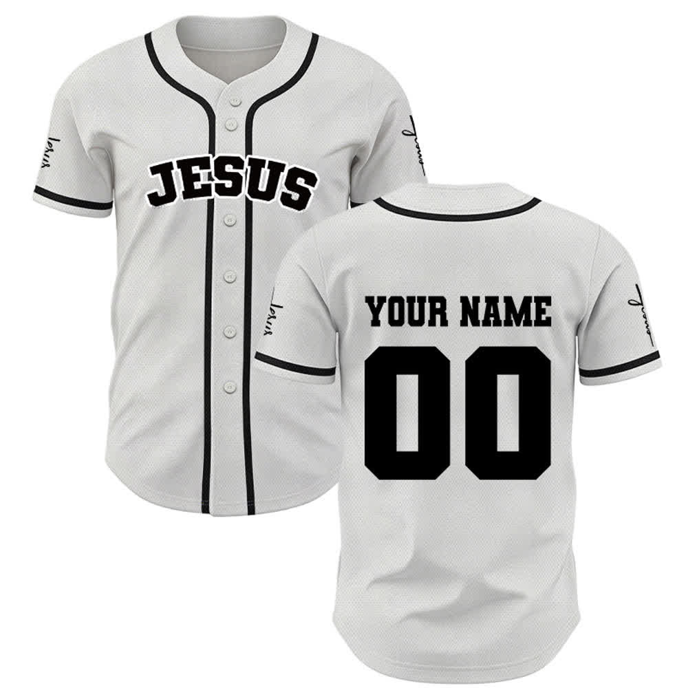 Christianartworkshop Classic Jesus Personalized Sportswear Unisex Custom Baseball Jersey - image 9
