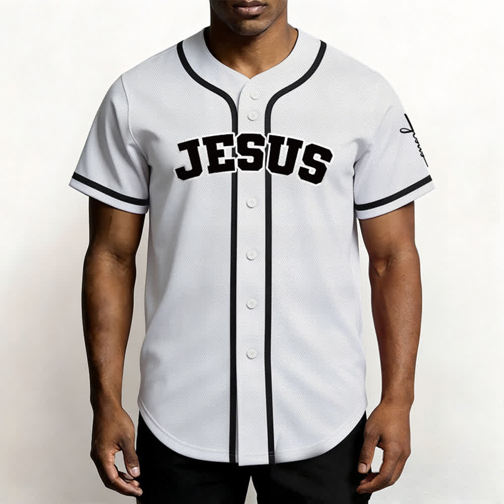 Christianartworkshop Classic Jesus Personalized Sportswear Unisex Custom Baseball Jersey - image 14
