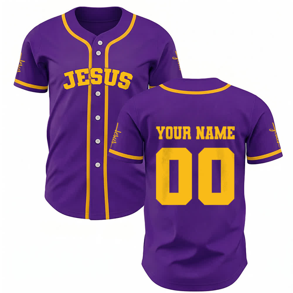 Christianartworkshop Classic Jesus Personalized Sportswear Unisex Custom Baseball Jersey - image 65