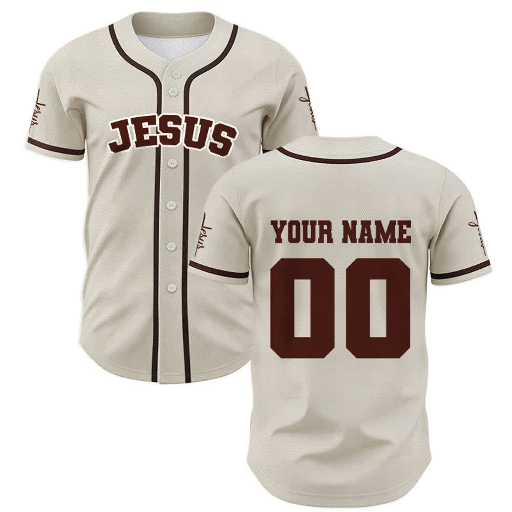 Christianartworkshop Classic Jesus Personalized Sportswear Unisex Custom Baseball Jersey - image 57