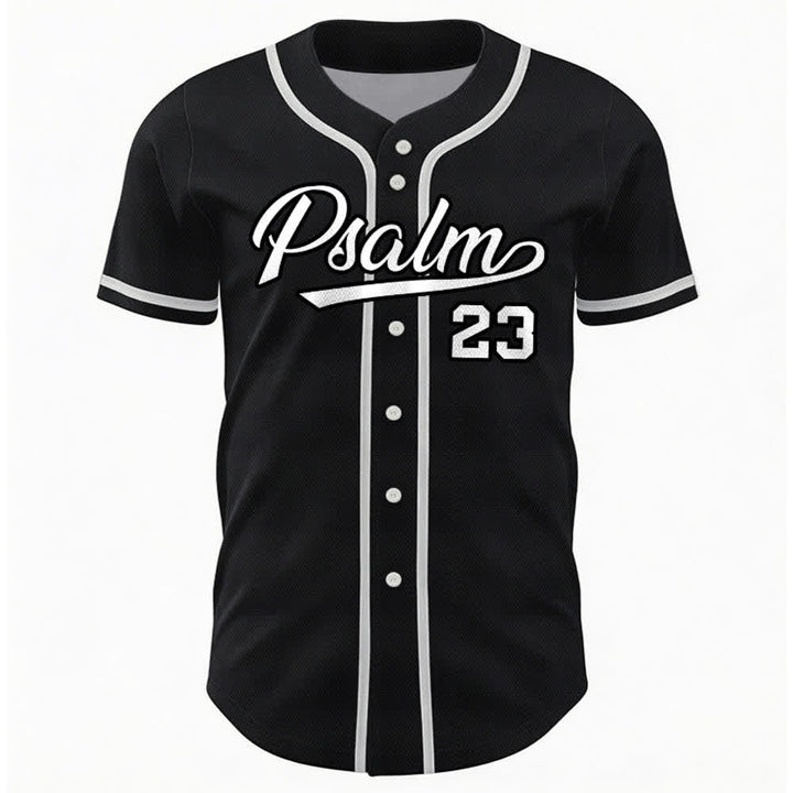 Christianartworkshop Retro Sport Style Psalm 23 Unisex Baseball Jersey - image 15