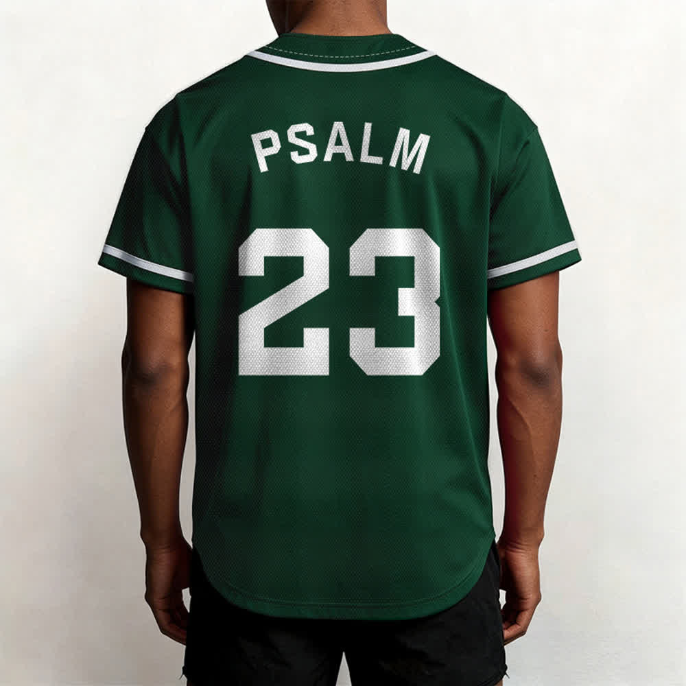 Christianartworkshop Retro Sport Style Psalm 23 Unisex Baseball Jersey - image 46