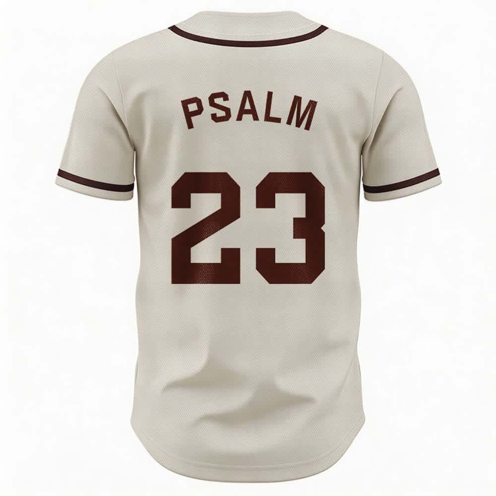 Christianartworkshop Retro Sport Style Psalm 23 Unisex Baseball Jersey - image 51