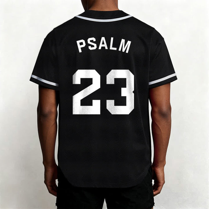 Christianartworkshop Retro Sport Style Psalm 23 Unisex Baseball Jersey - image 18