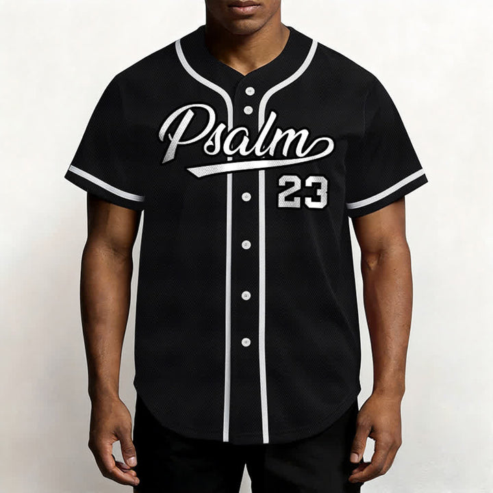Christianartworkshop Retro Sport Style Psalm 23 Unisex Baseball Jersey - image 17