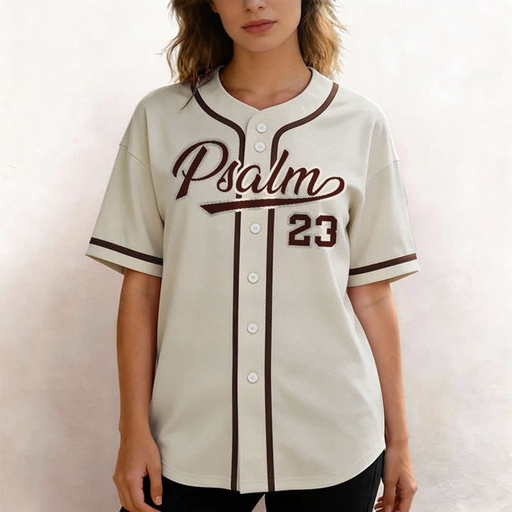 Christianartworkshop Retro Sport Style Psalm 23 Unisex Baseball Jersey - image 52