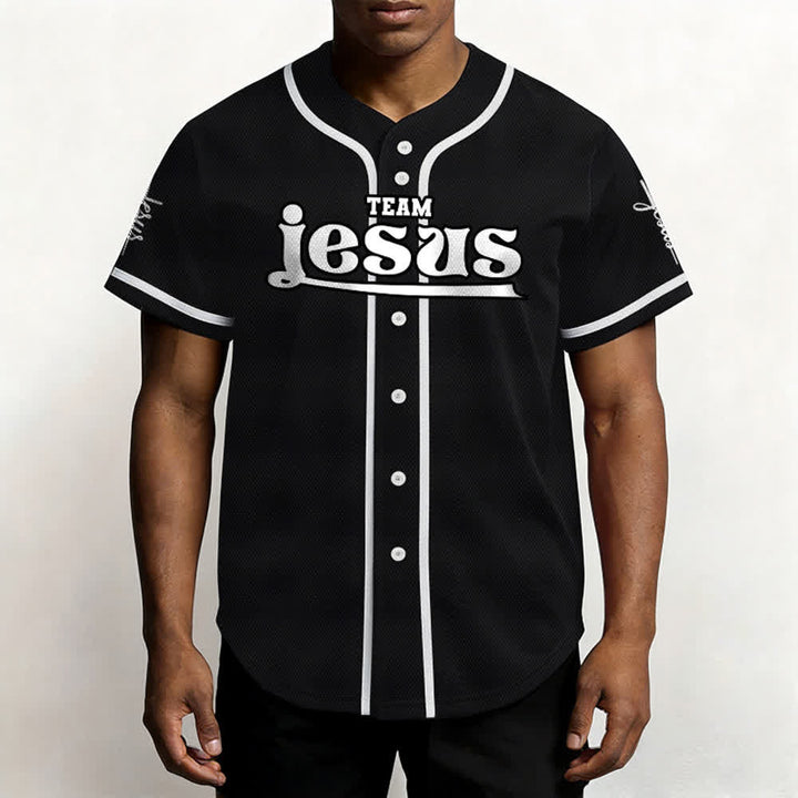 Christianartworkshop Bold Team Jesus Custom Name Number Unisex Custom Baseball Jersey - image 22