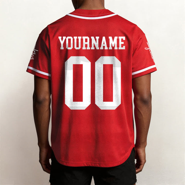 Christianartworkshop Bold Team Jesus Custom Name Number Unisex Custom Baseball Jersey - image 31